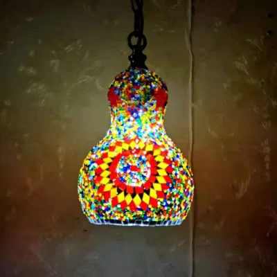 Türkische marokkanische hängende Decken-Mosaik-Lampen-Anhänger-Kronleuchter-Leuchte